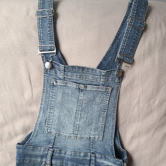 Cheap Monday Dungaree Overalls - Spray Blue noise - Picture 4 of 12